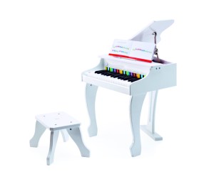 Das "Deluxe Grande Piano" von Hape Toys lädt musikalische Kinder zu ersten Versuchen ein.