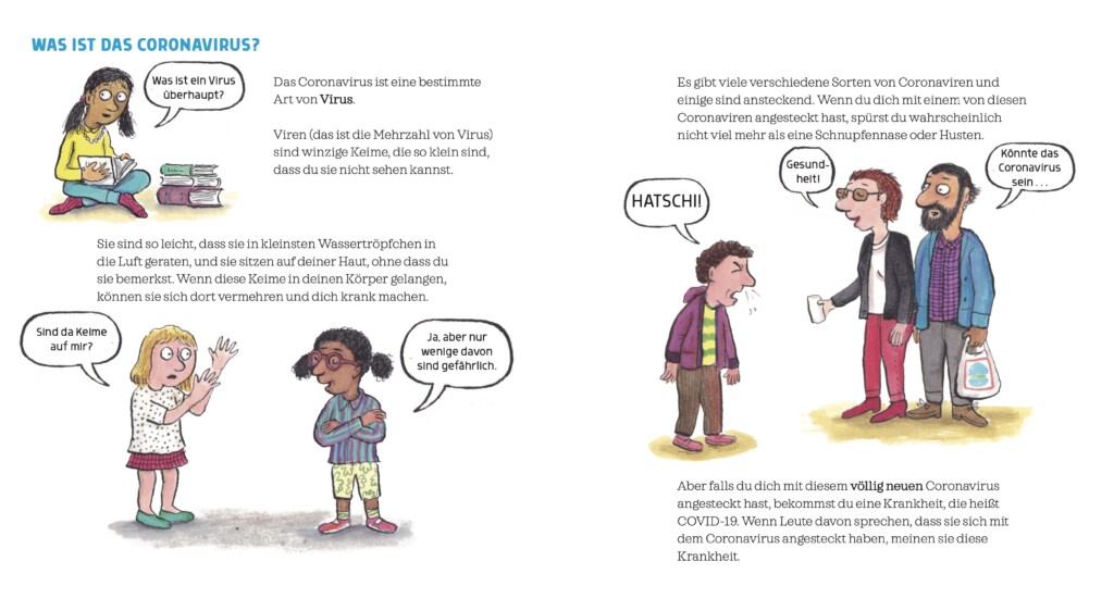 Coronavirus - Ein Buch für Kinder - Nosy Crowd und Beltz und Gelberg - aus dem Buch