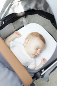 Belüftungsfenster sorgen dafür, dass das Baby im Inneren des Wagens stets ausreichend frische Luft bekommt.