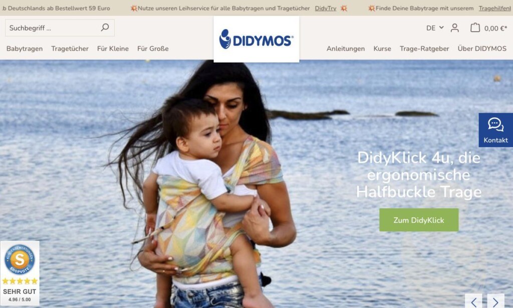 Screenshot der Marke Didymos