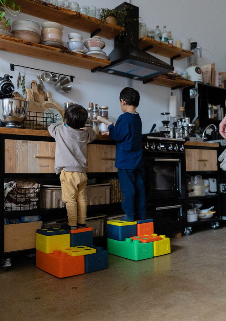 Bygge - mehr als Spielsteine: fast schon Möbelelemente!